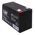 12V/7Ah gelová baterie pro dětská elektrická vozidla Náhradní díl