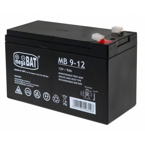 12V/9Ah gelová baterie pro dětská elektrická vozidla Náhradní díl
