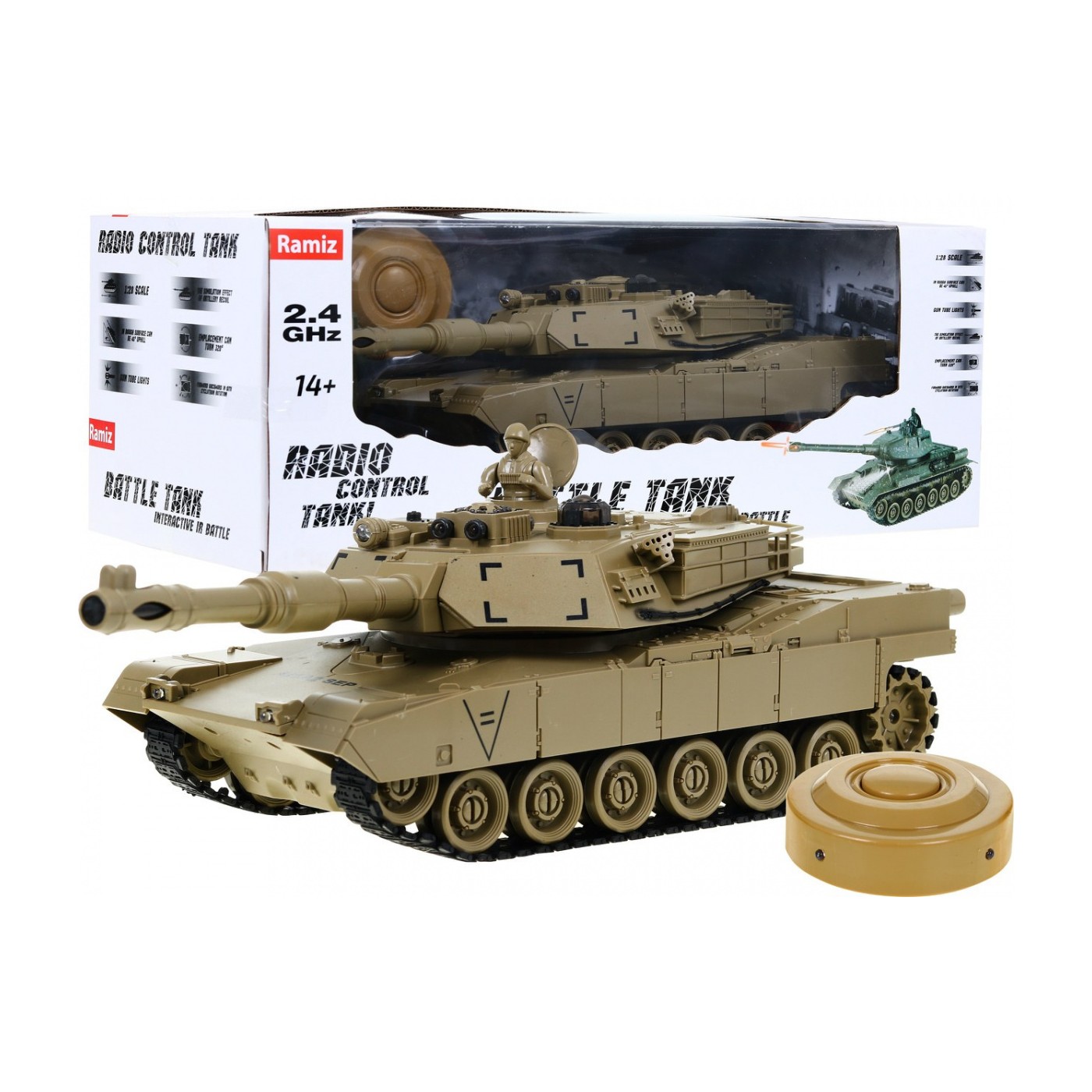 Czolg Abrams 1 28 R C 2 4 GHZ
