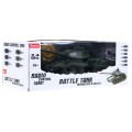 Dálkově ovládaný dětský tank T-34 3+ zelená Shooting Model 1:28 + Great Battle of Tanks + Lightsaws