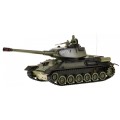 Dálkově ovládaný dětský tank T-34 3+ zelená Shooting Model 1:28 + Great Battle of Tanks + Lightsaws