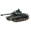 Dálkově ovládaný dětský tank T-34 3+ Střelecký model Kamufláž 1:28 + Velká bitva tanků + Světelné pily
