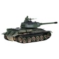Dálkově ovládaný dětský tank T-34 3+ Střelecký model Kamufláž 1:28 + Velká bitva tanků + Světelné pily
