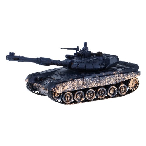 Dálkově ovládaný dětský tank T-90 3+ Střelecký model Kamufláž 1:28 + Velká bitva tanků + Zvuky světla