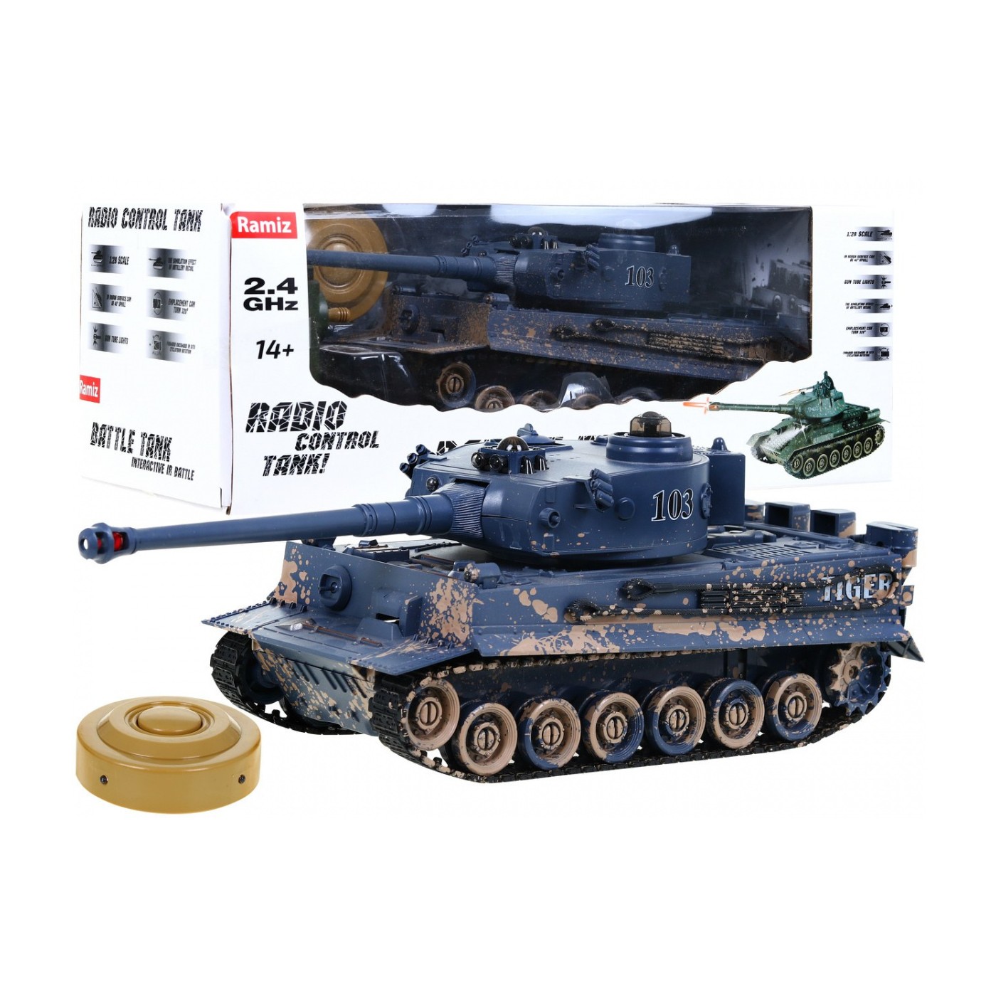 Tank Tiger camouflage 1 28