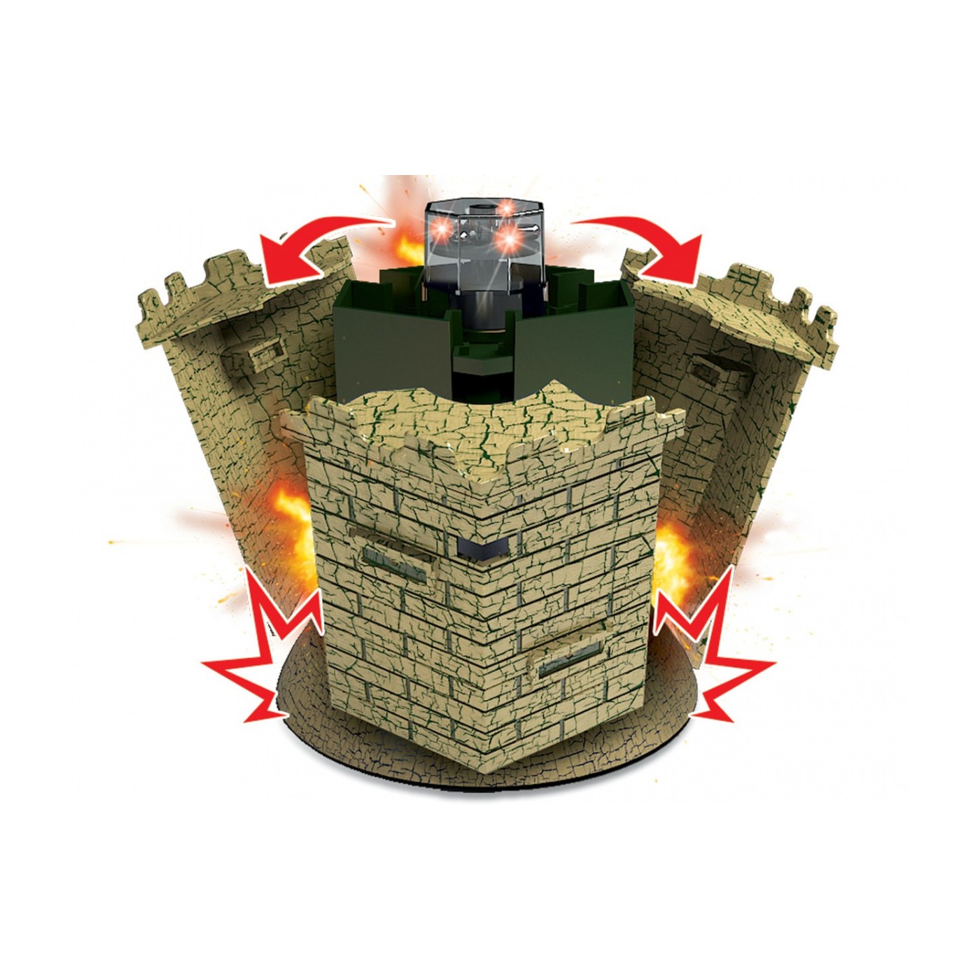 Tank Tiger Malovaný bunkr 1 28