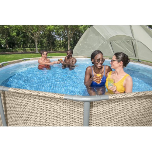 Zahradní bazénová stříška 305-549 cm BESTWAY UV ochrana + Okénko