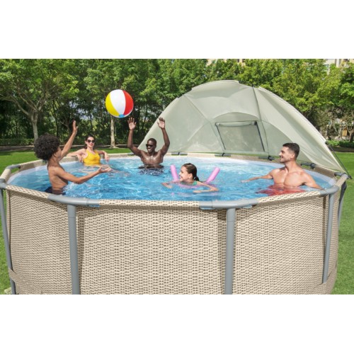 Zahradní bazénová stříška 305-549 cm BESTWAY UV ochrana + Okénko