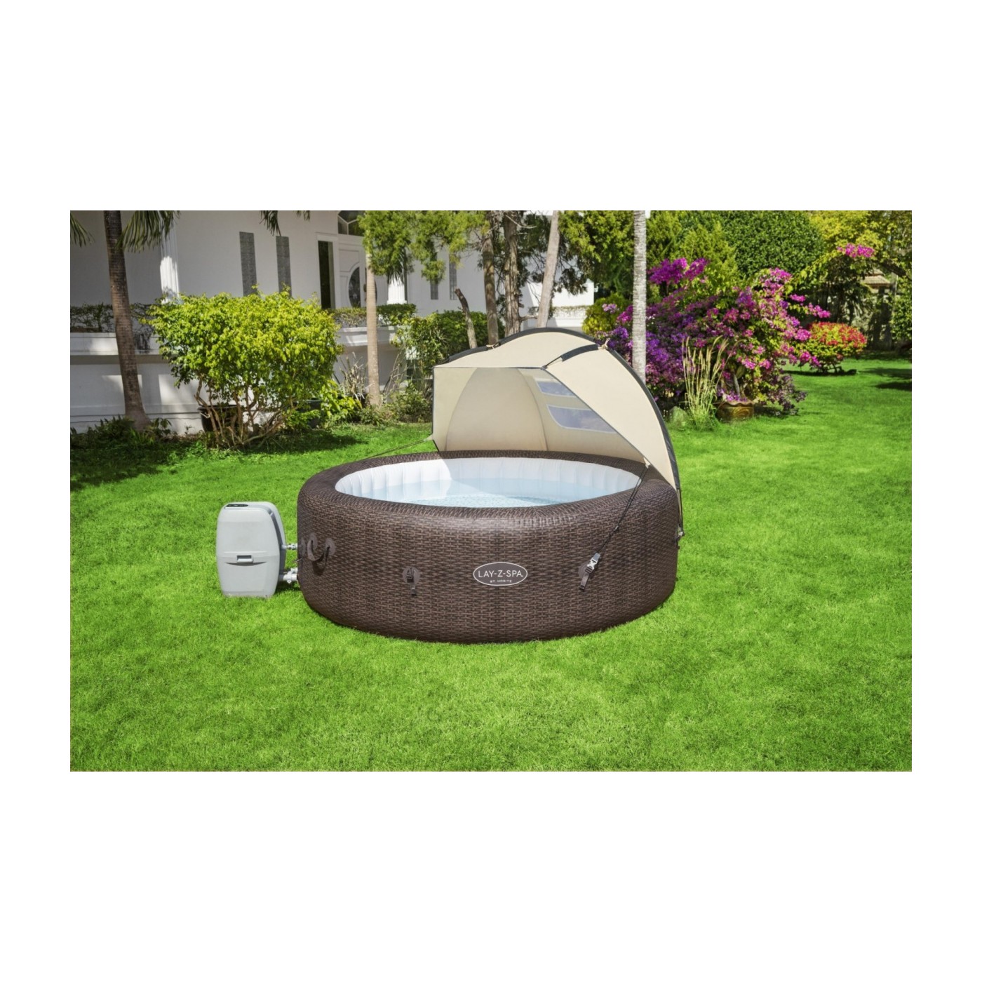BESTWAY Lay-Z-Spa Jacuzzi Canopy UV ochrana + zabudované okno