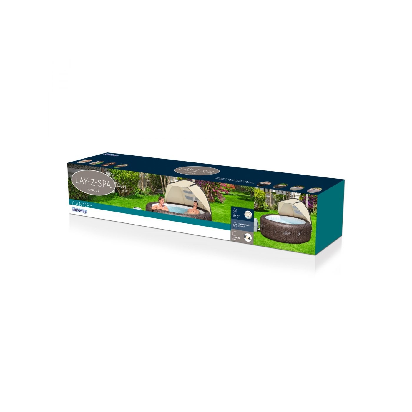 BESTWAY Lay-Z-Spa Jacuzzi Canopy UV ochrana + zabudované okno