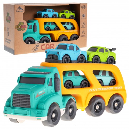 Laweta + Autka BIOplastik Zólta
