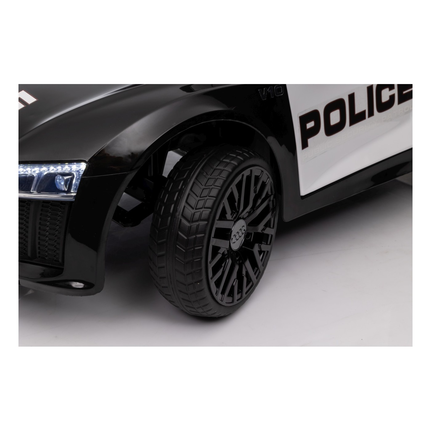 copy of Audi R8 na baterii pro děti žlutý + dálkové ovládání + EVA + pomalý start + MP3 LED