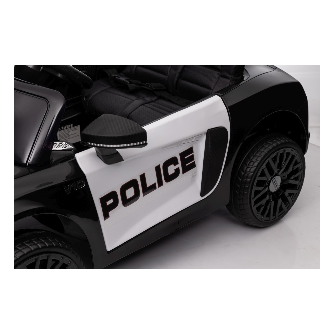 copy of Audi R8 na baterii pro děti žlutý + dálkové ovládání + EVA + pomalý start + MP3 LED