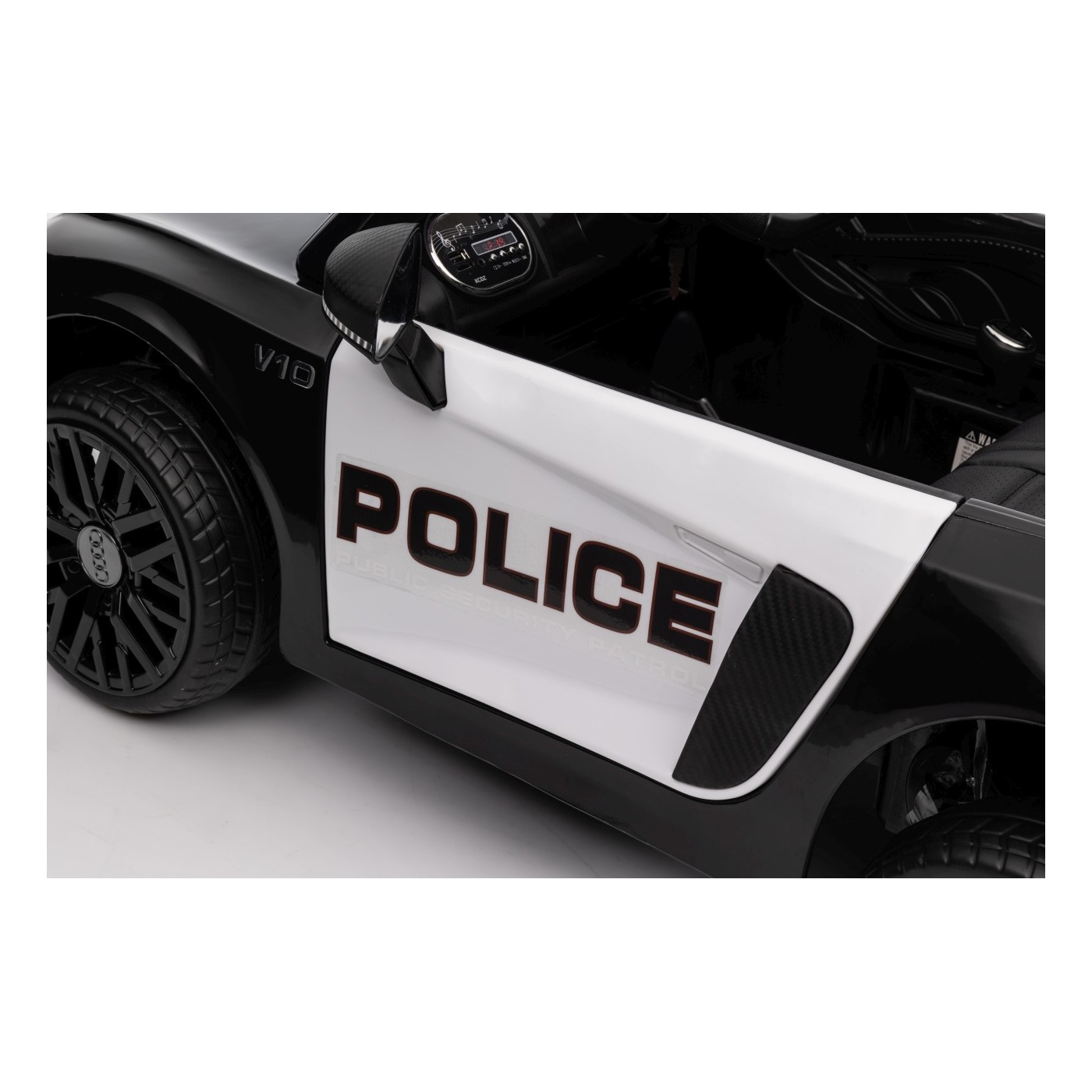 copy of Audi R8 na baterii pro děti žlutý + dálkové ovládání + EVA + pomalý start + MP3 LED