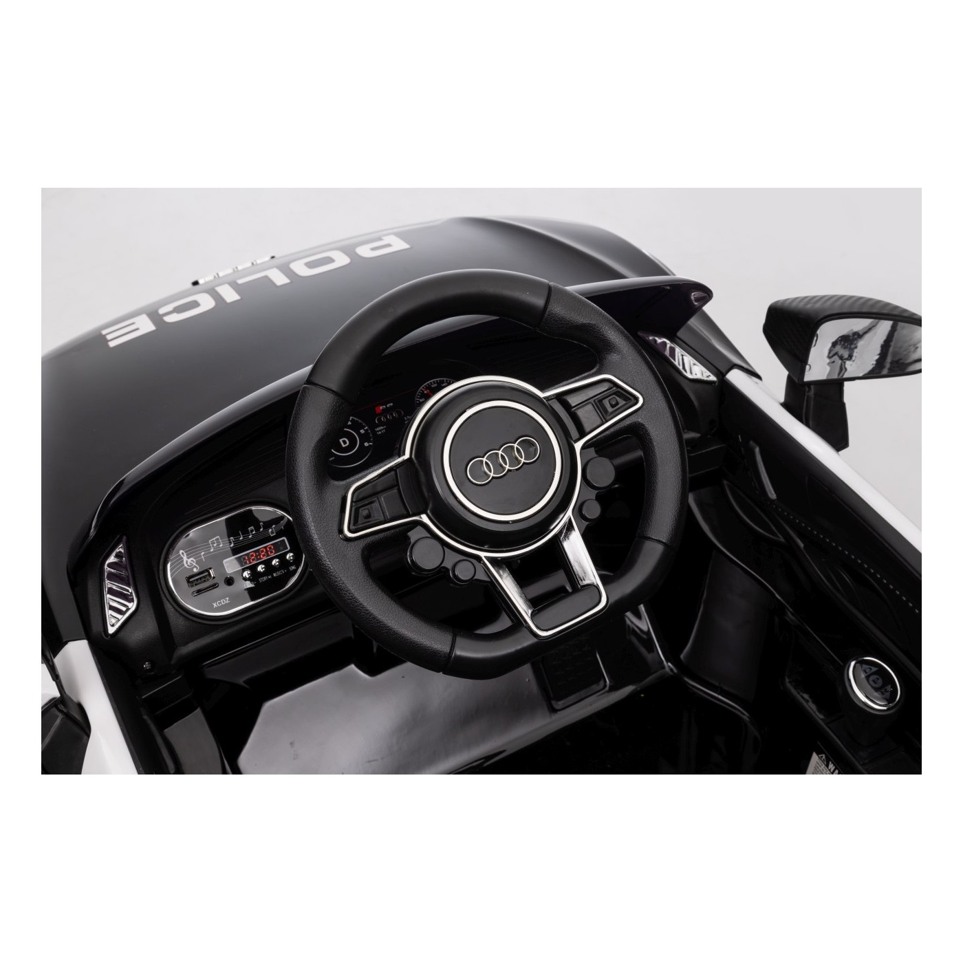 copy of Audi R8 na baterii pro děti žlutý + dálkové ovládání + EVA + pomalý start + MP3 LED