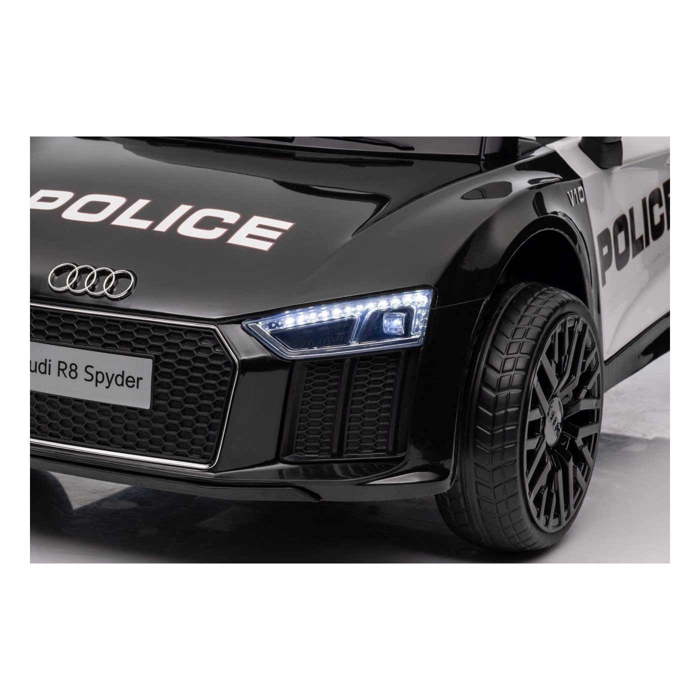 copy of Audi R8 na baterii pro děti žlutý + dálkové ovládání + EVA + pomalý start + MP3 LED