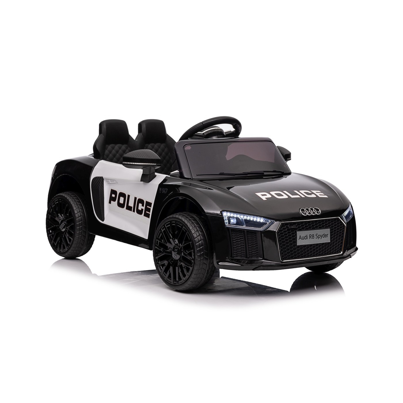 copy of Audi R8 na baterii pro děti žlutý + dálkové ovládání + EVA + pomalý start + MP3 LED