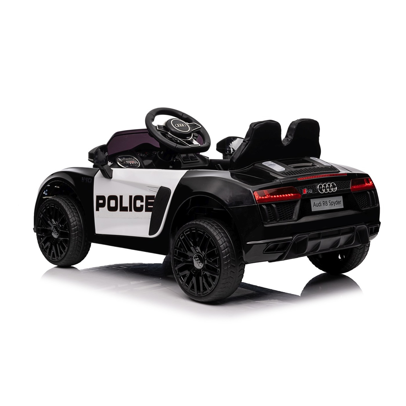 copy of Audi R8 na baterii pro děti žlutý + dálkové ovládání + EVA + pomalý start + MP3 LED