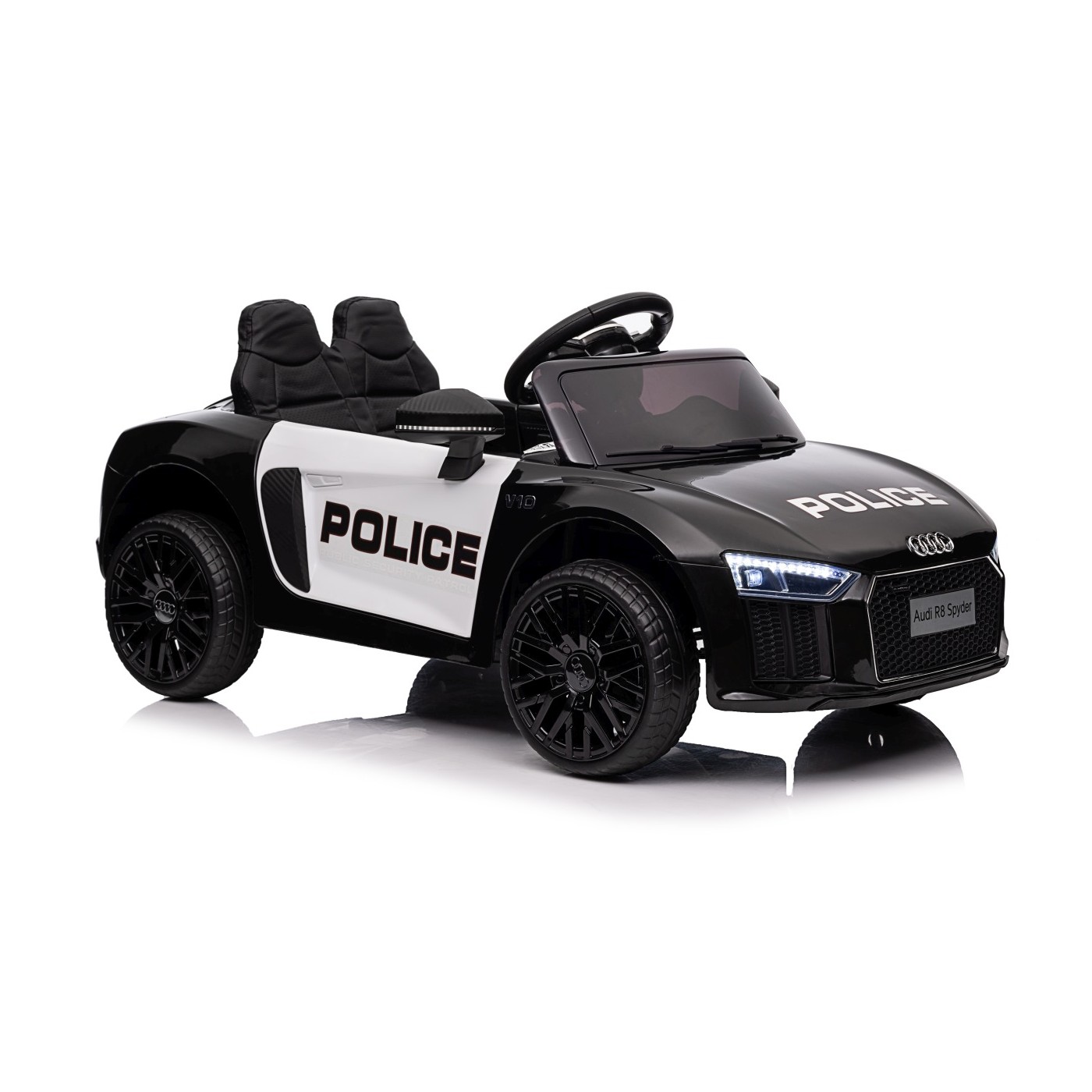 copy of Audi R8 na baterii pro děti žlutý + dálkové ovládání + EVA + pomalý start + MP3 LED