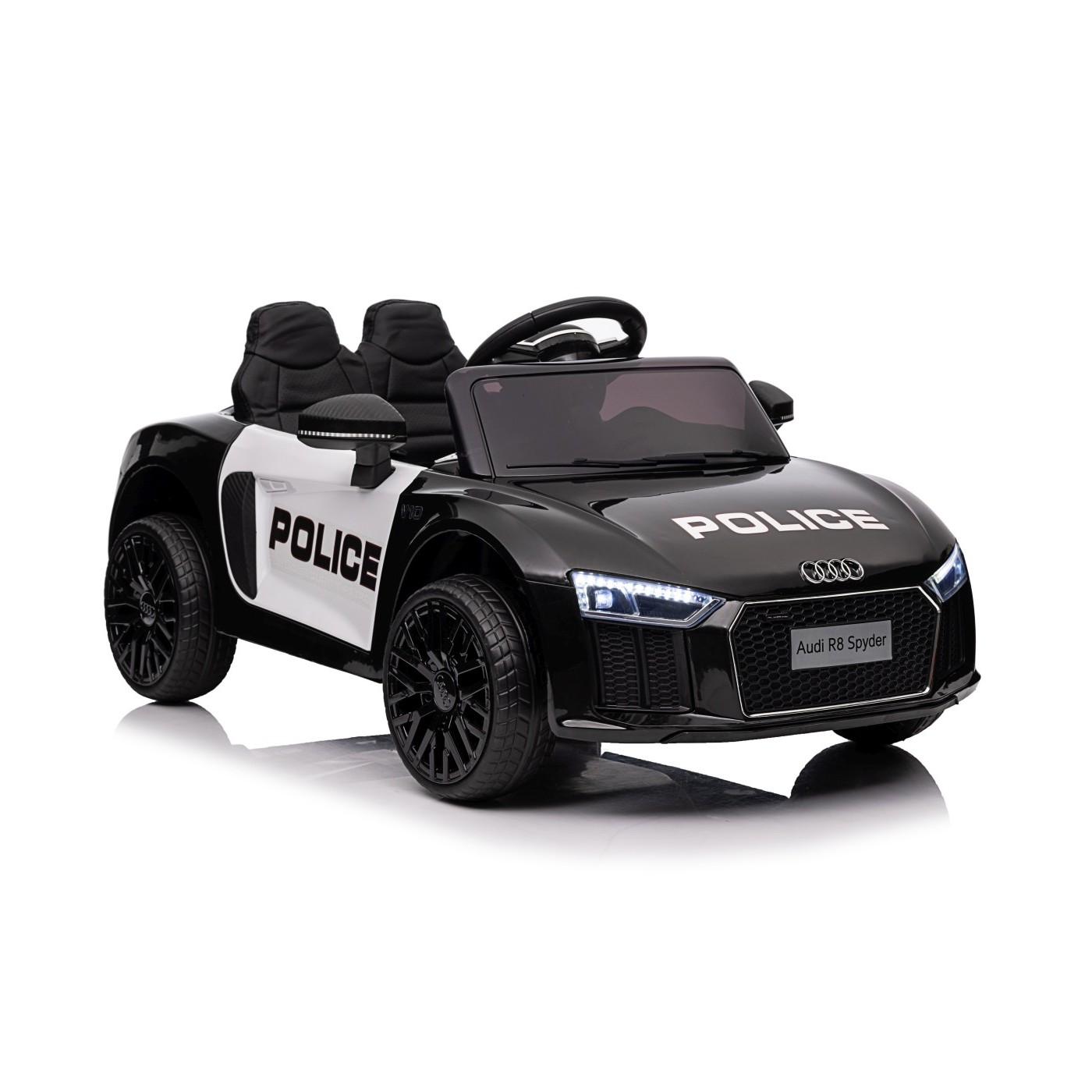 copy of Audi R8 na baterii pro děti žlutý + dálkové ovládání + EVA + pomalý start + MP3 LED