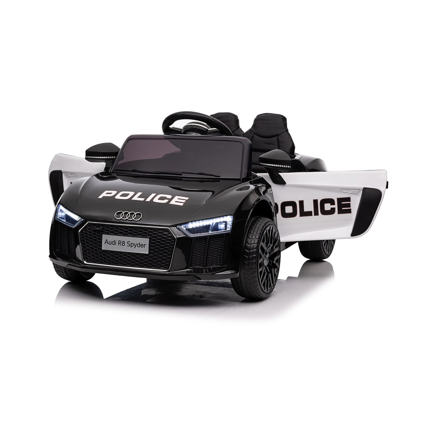 copy of Audi R8 na baterii pro děti žlutý + dálkové ovládání + EVA + pomalý start + MP3 LED
