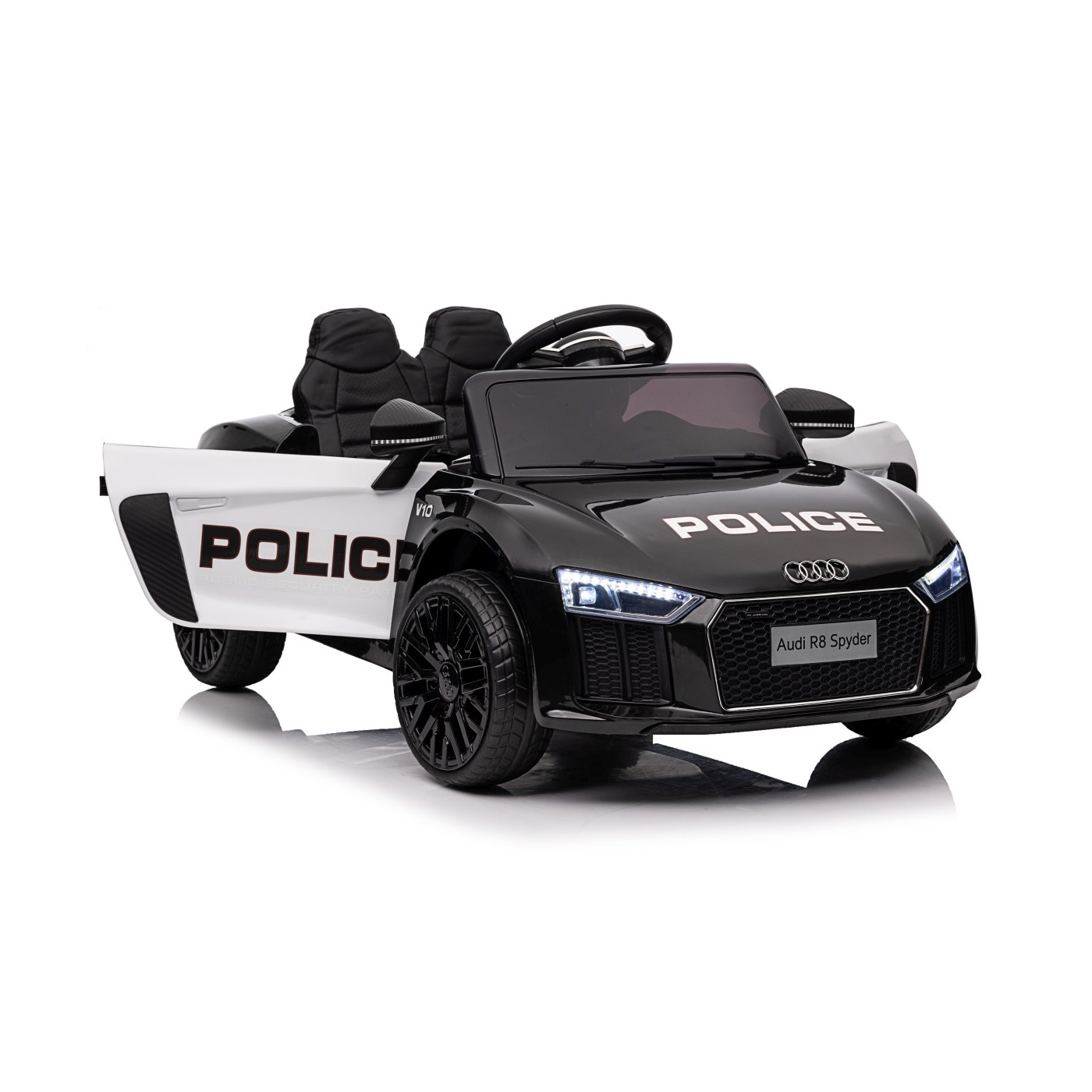 copy of Audi R8 na baterii pro děti žlutý + dálkové ovládání + EVA + pomalý start + MP3 LED