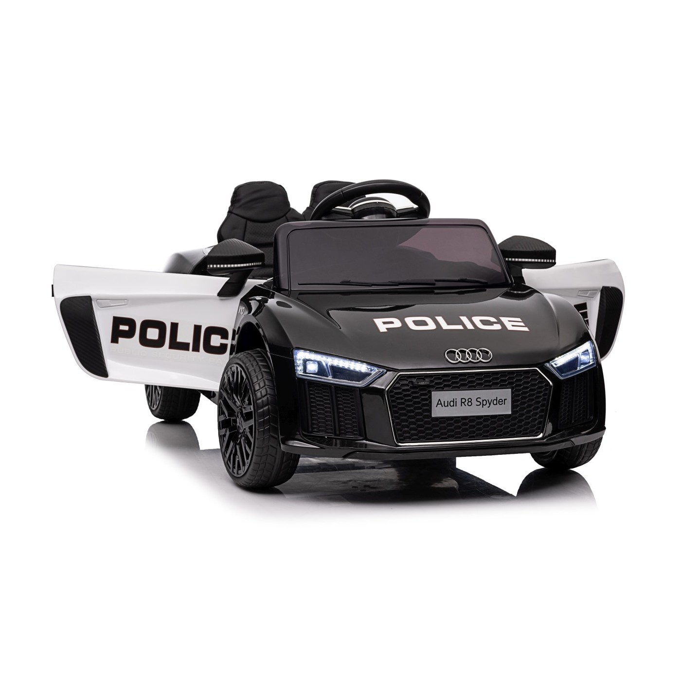copy of Audi R8 na baterii pro děti žlutý + dálkové ovládání + EVA + pomalý start + MP3 LED