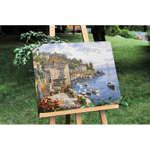 copy of Malba podle čísel Toskánská terasa 40x50 Plátno + Barvy + Štětce