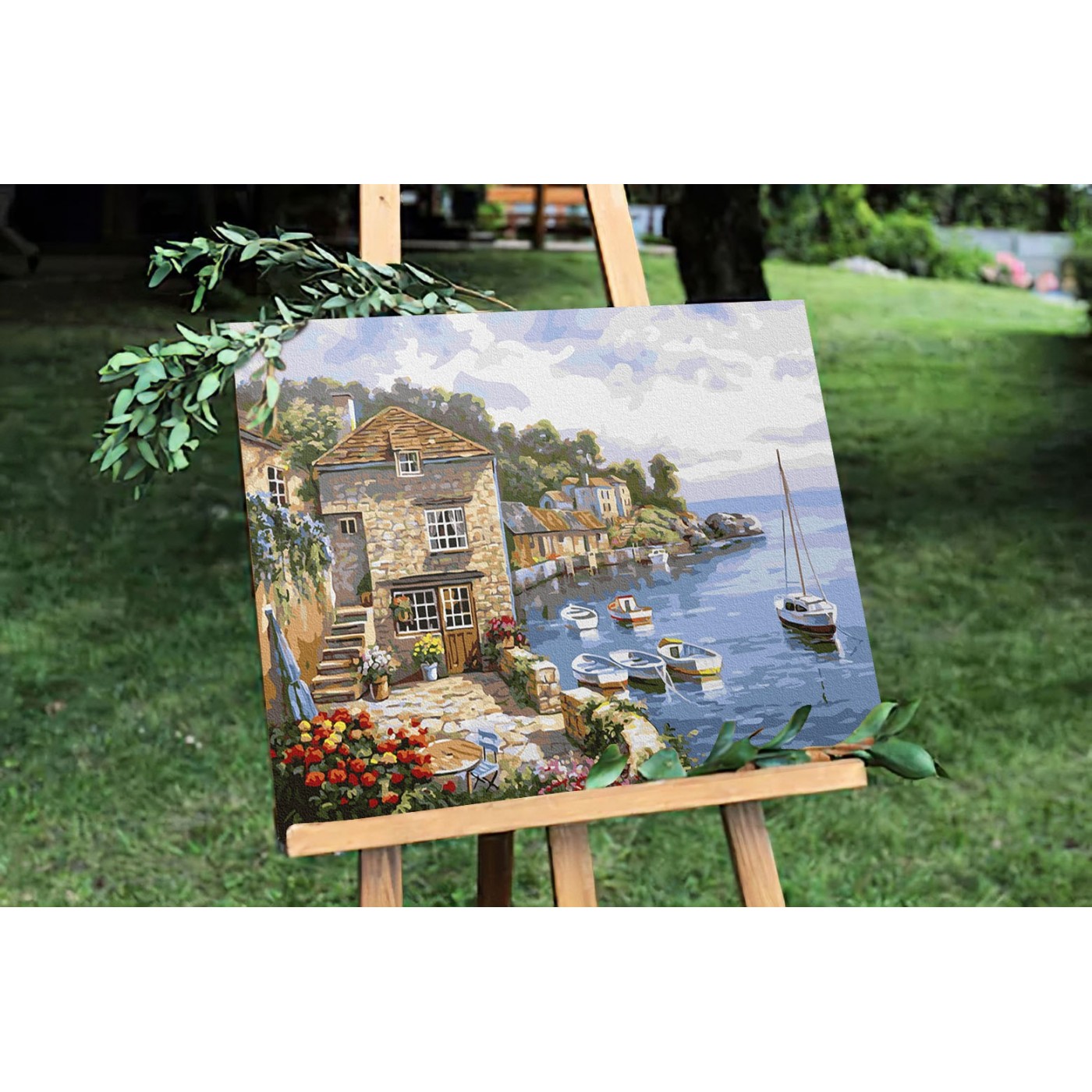 copy of Malba podle čísel Toskánská terasa 40x50 Plátno + Barvy + Štětce