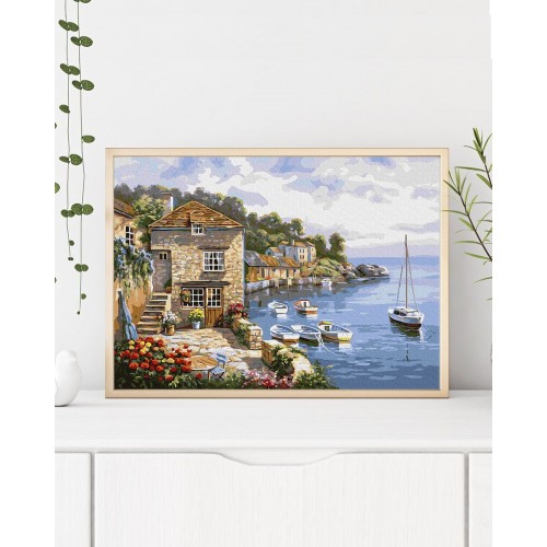 copy of Malba podle čísel Toskánská terasa 40x50 Plátno + Barvy + Štětce