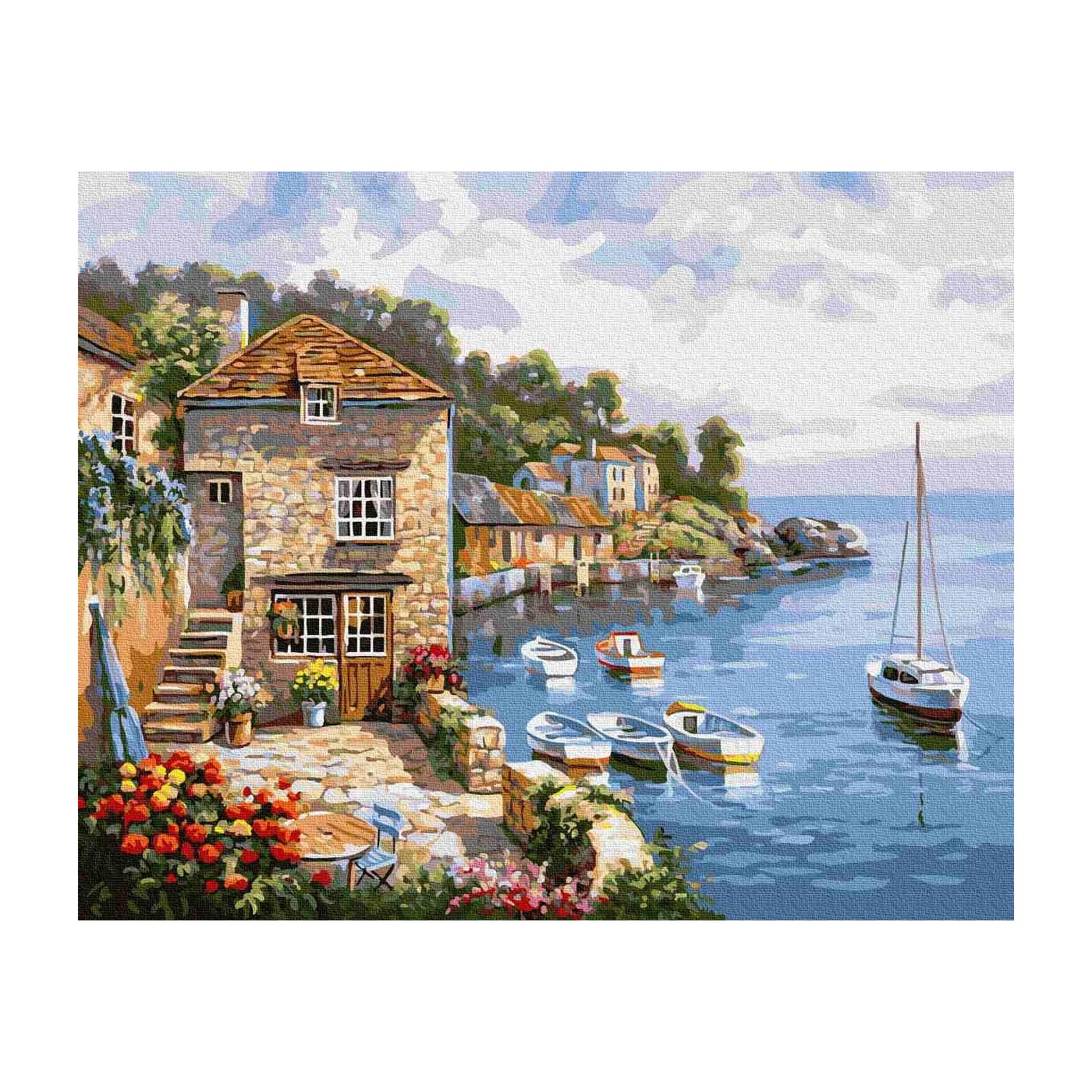 copy of Malba podle čísel Toskánská terasa 40x50 Plátno + Barvy + Štětce