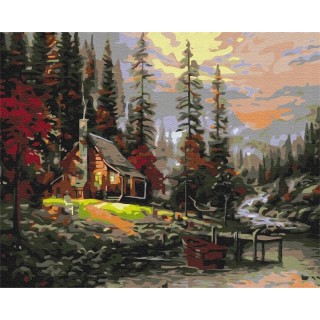 copy of Malba podle čísel Toskánská terasa 40x50 Plátno + Barvy + Štětce