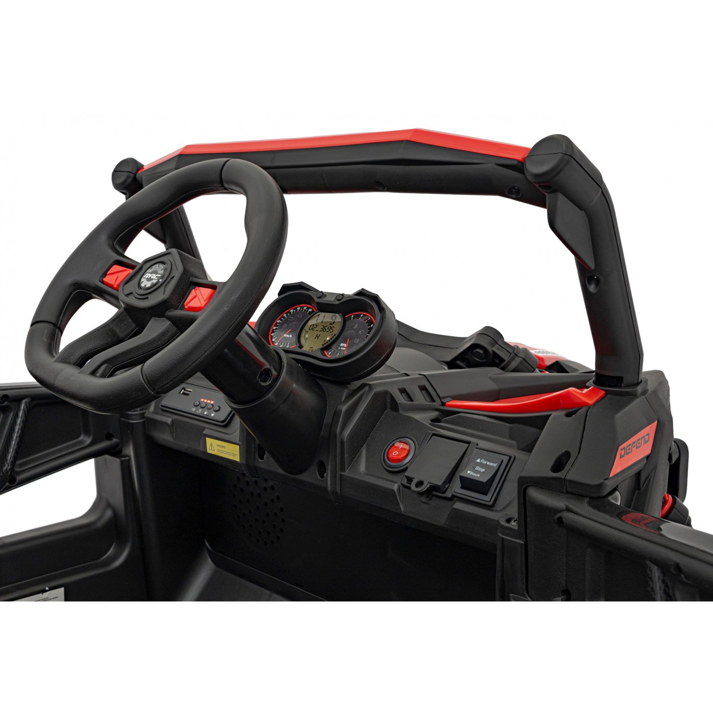 Buggy Vozidlo ATV Defend 4x4 červené