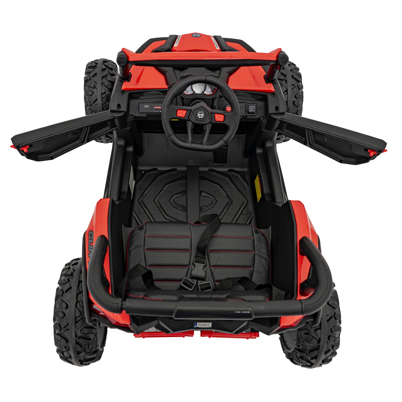 Buggy Vozidlo ATV Defend 4x4 červené