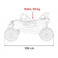 Buggy Vozidlo ATV Defend 4x4 červené