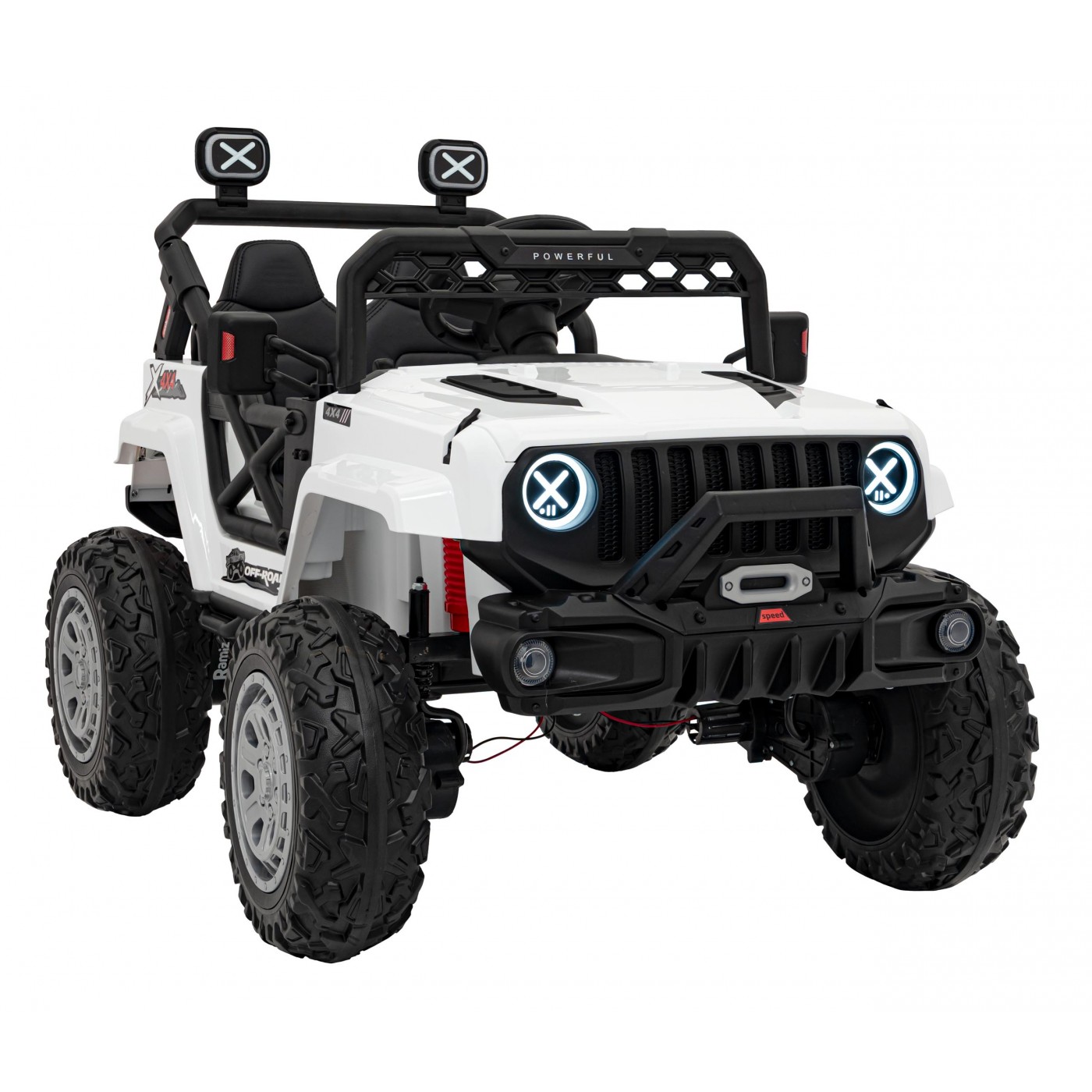 Pojazd OFF ROAD Speed Bialy
