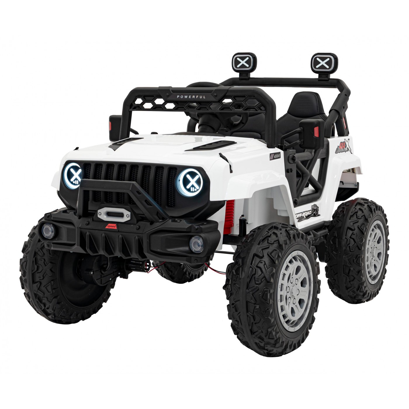 Pojazd OFF ROAD Speed Bialy