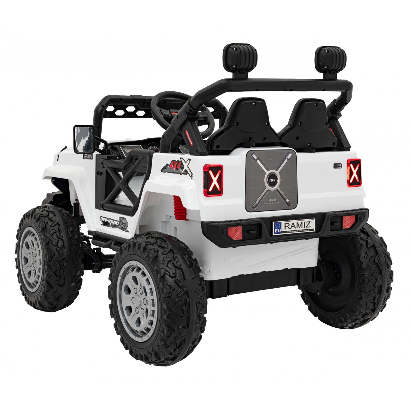 Pojazd OFF ROAD Speed Bialy