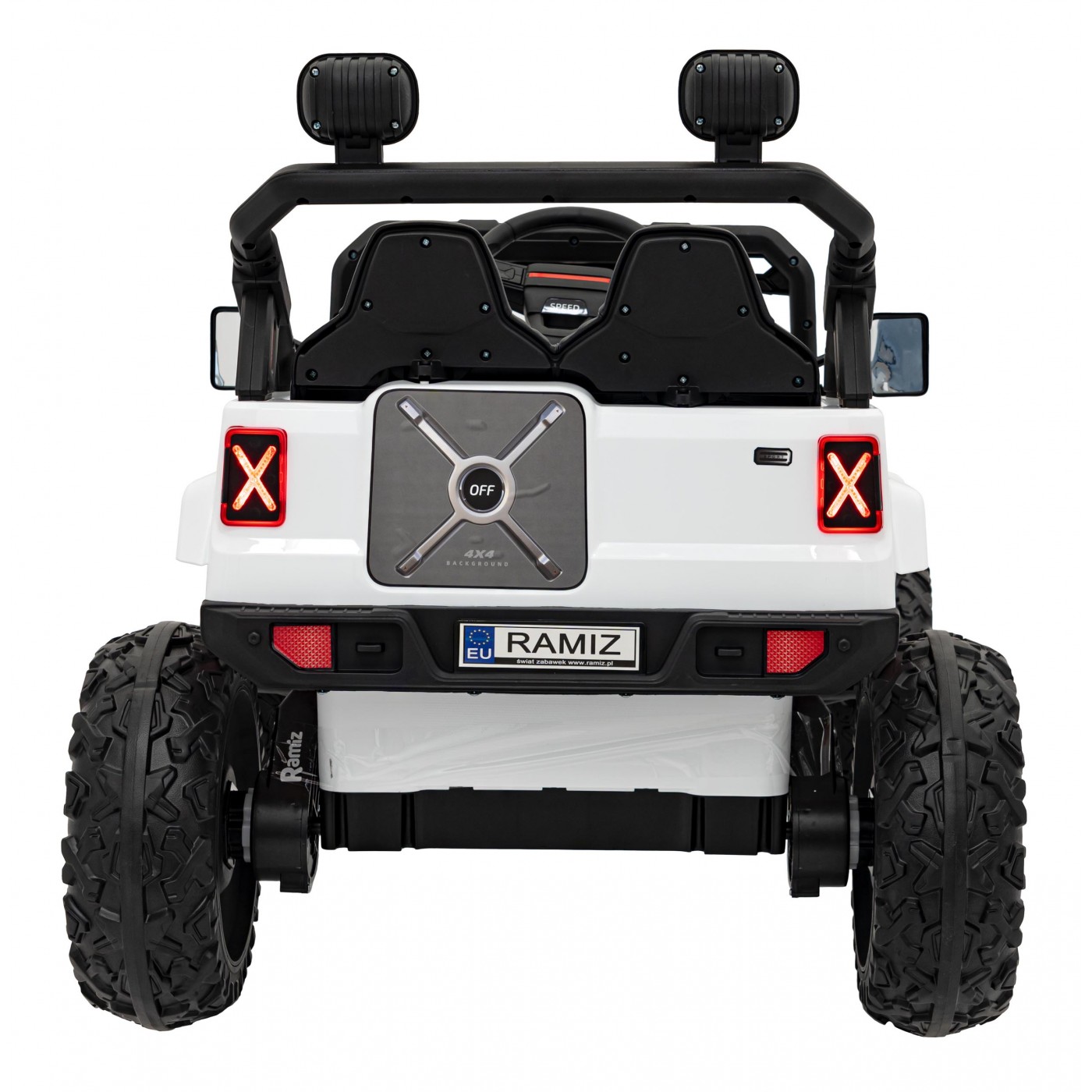 Pojazd OFF ROAD Speed Bialy