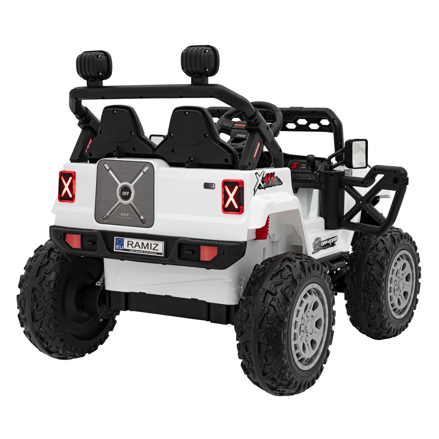 Pojazd OFF ROAD Speed Bialy
