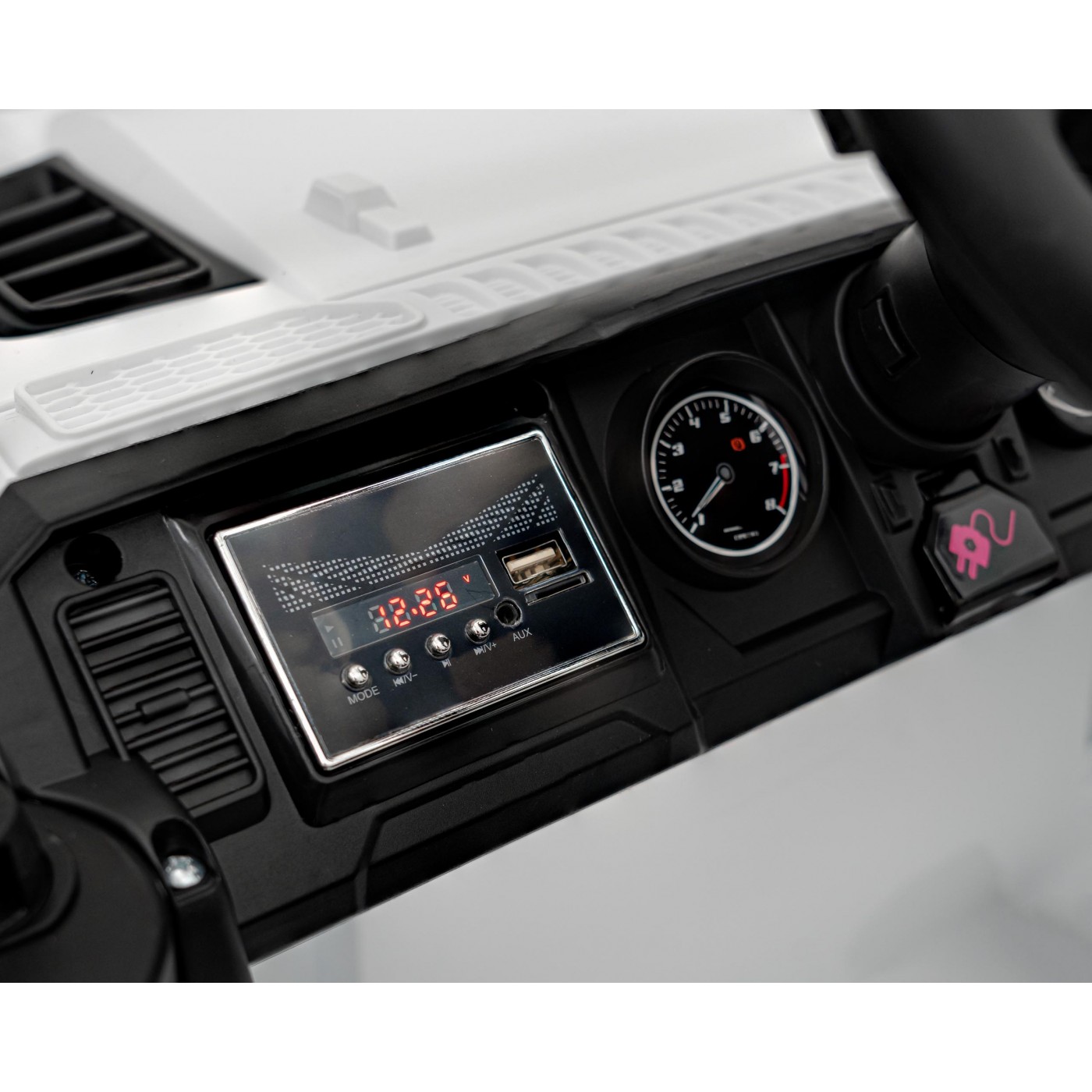 Pojazd OFF ROAD Speed Bialy