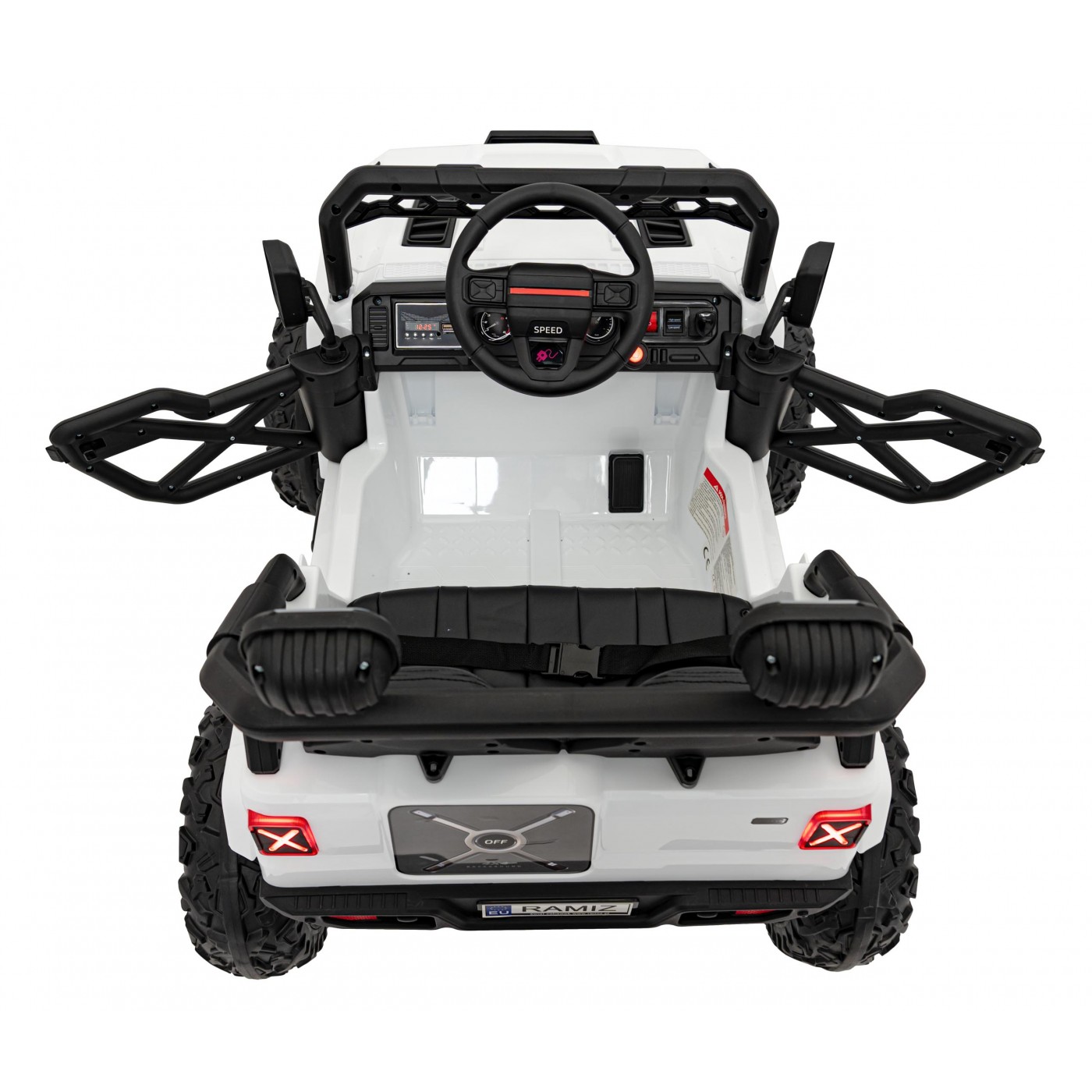 Pojazd OFF ROAD Speed Bialy