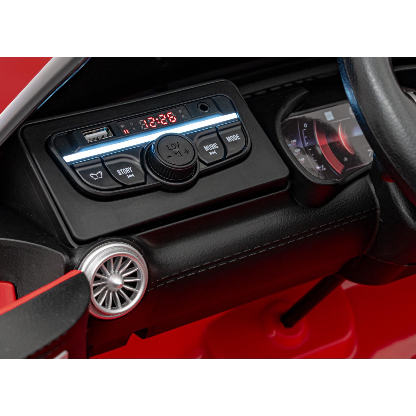 Pojazd Mercedes Benz AMG SL63 Czerwony
