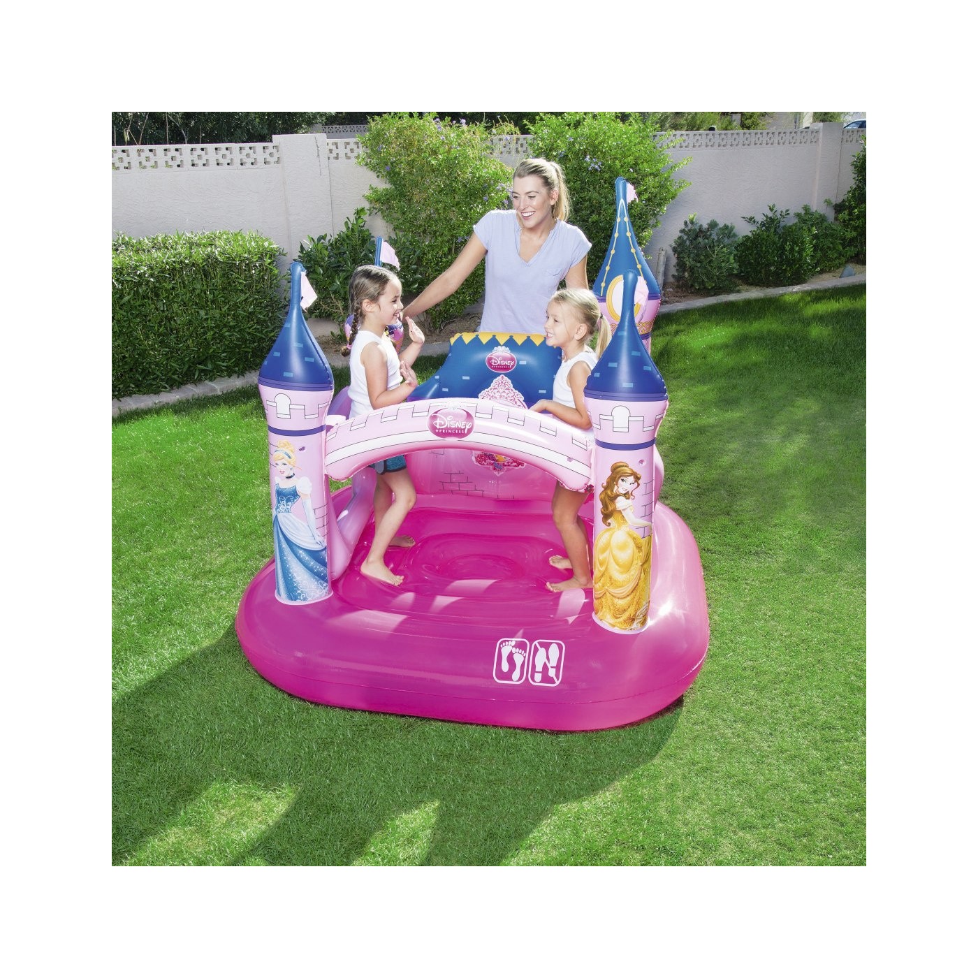 Nafukovací hrad princezny 157 147 163 cm BESTWAY