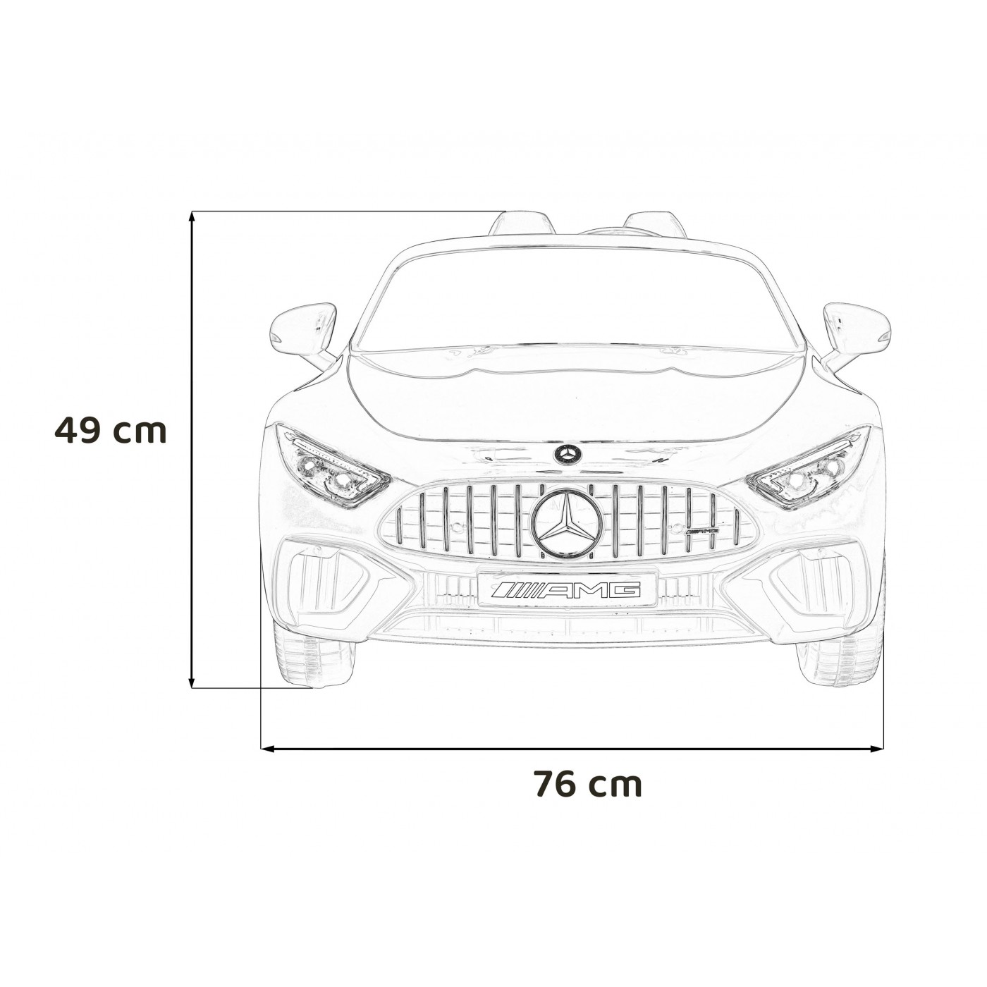 Pojazd Mercedes Benz AMG SL63 Czarny