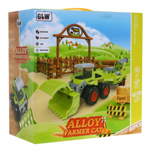 Sada pro malé farmáře pro děti 3+ Farma + Zemědělské stroje + Čísla 16 el. Život na venkově