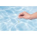 50 testovacích proužků pro bazénovou vodu BESTWAY pH + chlór + alkalita