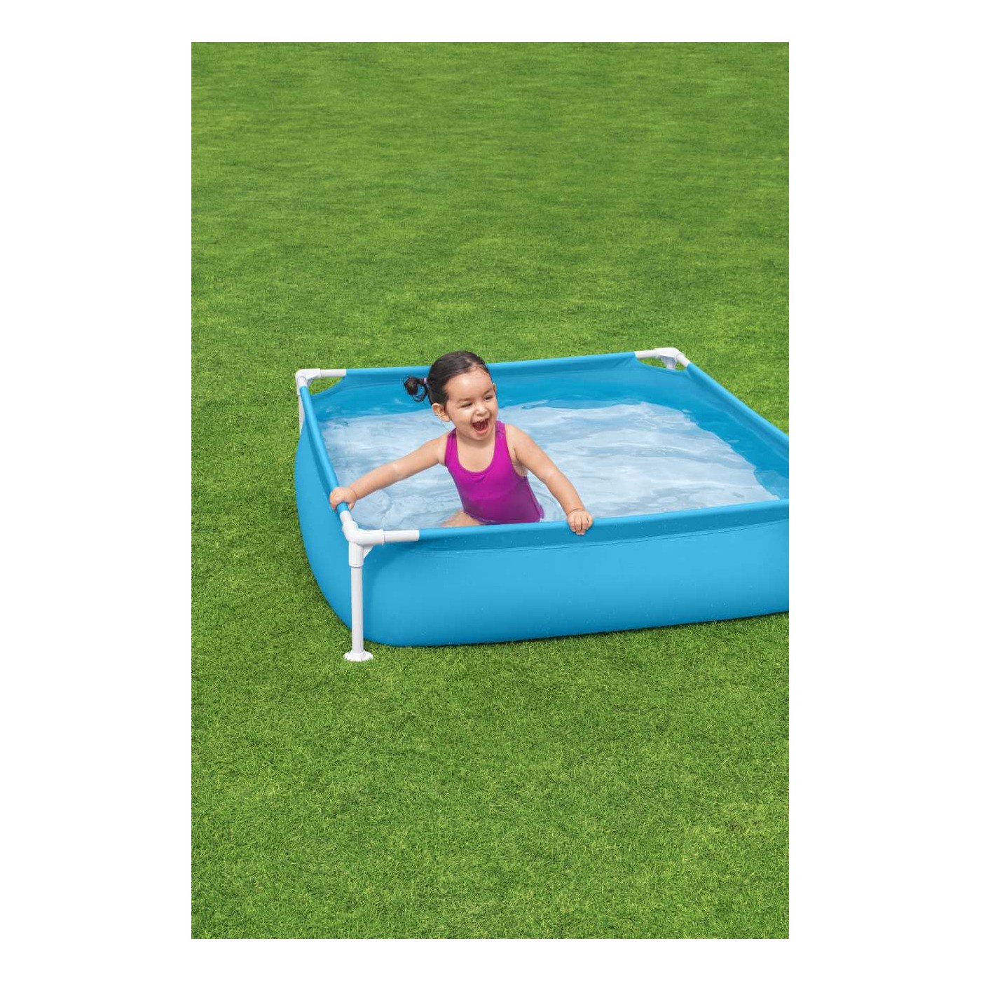2+ Bestway Dětské Stile Bazén Zahradní čtvercový 122x122x30.5cm