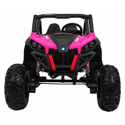 copy of Buggy SuperStar Děti Růžová 4x4 Pohon Dálkový Kufr MP3 LED Zámek Dveří