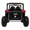 copy of Buggy SuperStar Děti Růžová 4x4 Pohon Dálkový Kufr MP3 LED Zámek Dveří
